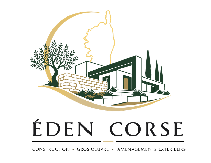 Version 100 % vectorisée du logo Eden Corse
