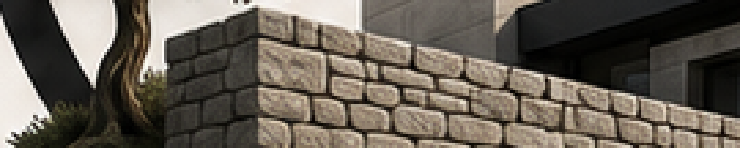 D&eacute;tail du mur en pierres dans l'image re&ccedil;ue, agrandi quatre fois